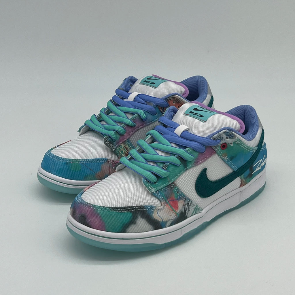 Nike SB Dunk Futura Laboratories Bleached Aqua – West Side Concept