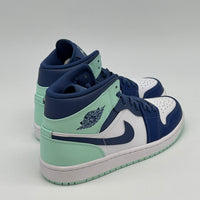 Nike Air Jordan 1 Mid Mystic Navy Mint