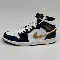 Nike Air Jordan 1 Mid Patent Metallic Gold