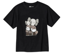 Kaws Tee Shirt Uniqlo Noir