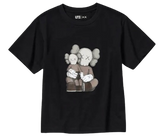 Kaws Tee Shirt Uniqlo Noir