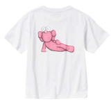 Kaws Tee Shirt Uniqlo Rose