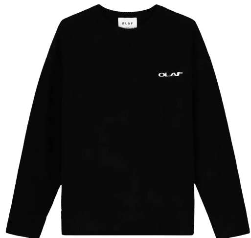 Crewneck OLAF Drift Knitted Black FW24