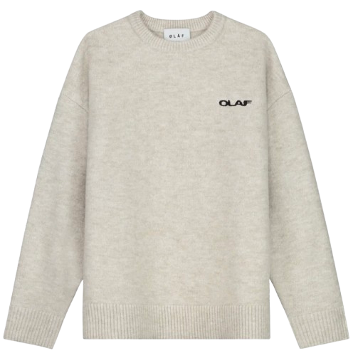 Crewneck OLAF Drift Knitted White FW24