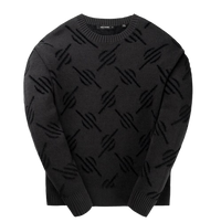 Crewneck Daily Paper Tevin Knit Black FW24