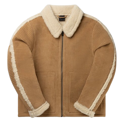 Veste Daily Paper Camel Faux Fur Jacket FW24