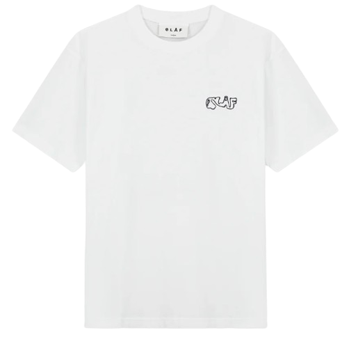 Tee shirt Olaf Script Tee White FW24