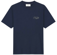 Tee shirt Olaf avec logo Skyline Navy FW24