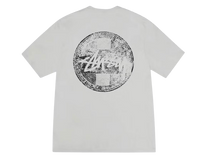 Tee-Shirt Stussy Dot Stamp Grey Fog