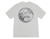 Tee-Shirt Stussy Dot Stamp Grey Fog