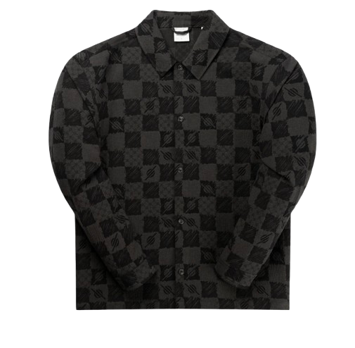 Chemise Daily Paper Membuti Chess Black FW24