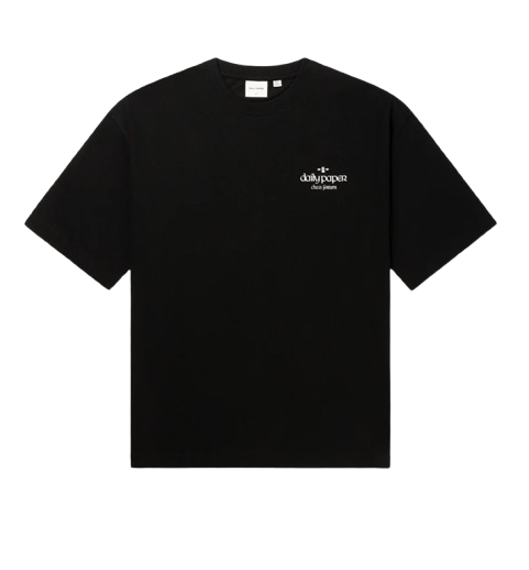 Tee shit Daily Paper Overlooked Black FW24