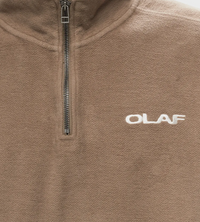 Crewneck Zippé OLAF Drift mock Cedar FW24