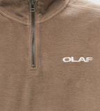 Crewneck Zippé OLAF Drift mock Cedar FW24