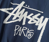 Tee-Shirt Stussy Paris Navy