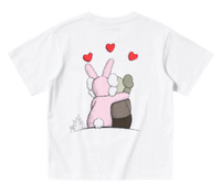 Kaws Tee Shirt Uniqlo Warhol Rose Coeur