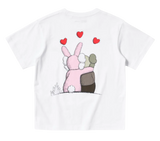 Kaws Tee Shirt Uniqlo Warhol Rose Coeur
