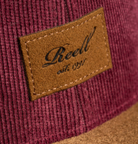 Casquette Reell Suede Cap Silver Burgundy Cord