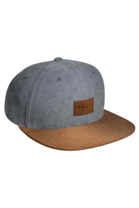 Casquette Suede Cap Blue Grey Cord