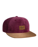 Casquette Reell Suede Cap Silver Burgundy Cord
