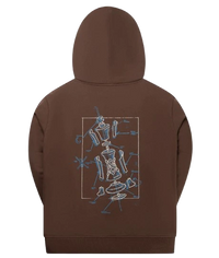 Hoodie Daily Paper Roast Blueprint Brown SS25