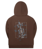 Hoodie Daily Paper Roast Blueprint Brown SS25