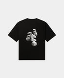 Tee shit Daily Paper Overlooked Black FW24