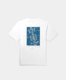 Tee shit Daily Paper Bluesprint White FW24