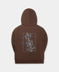 Hoodie Daily Paper Roast Blueprint Brown FW24