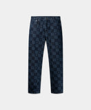 Jeans Daily Paper Kibo Check Jacquard Blue FW24