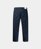 Jeans Daily Paper Kibo Check Jacquard Blue FW24