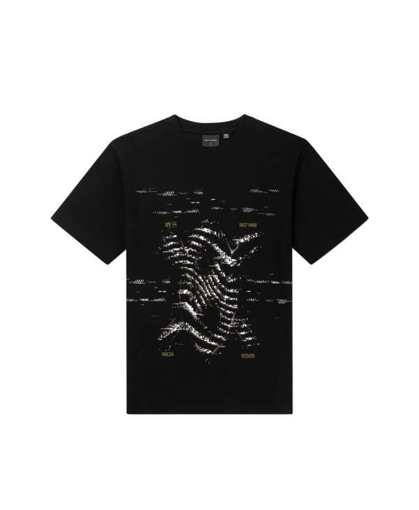 Tee Shirt Daily Paper Black Rewind FW24