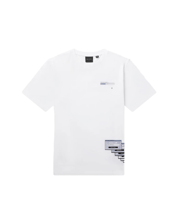 Tee Shirt Daily Paper White Pop Up FW24