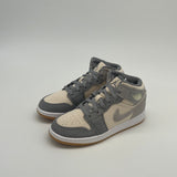 Nike Air Jordan 1 Mid Coconut Milk Particle Grey