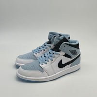 Nike Air Jordan 1 Mid Ice Blue Black