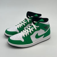 Nike Air Jordan 1 Mid Lucky Green White P