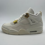 Air Jordan 4 Metallic Gold