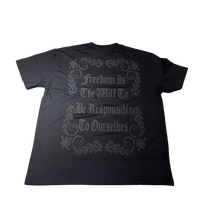 Tee Shirt Black Freedom