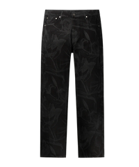 Jeans Daily Paper Floral Laser Black SS25