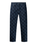 Jeans Daily Paper Kibo Check Jacquard Blue SS25