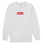 Tee-Shirt manches longues Supreme Box Logo White