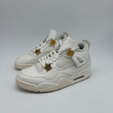 Nike Air Jordan 4 Metallic Gold USED