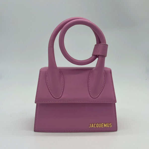Sac à Main Jacquemus Le Chiquito Moyen SIgnature Pink USED