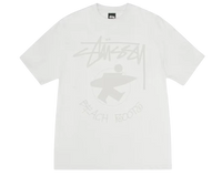 Tee Shirt Stussy Beach Roots Pig White