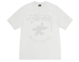 Tee Shirt Stussy Beach Roots Pig White