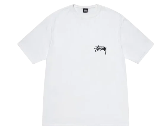 【STUSSY SP25'】Stussy Sliced Tee INSTOCK‼️: STUSSY SLICED TEE BLACK . Size : M(42