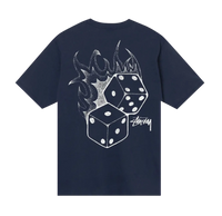 Tee-Shirt Stussy Fire Dés Navy