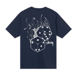 Tee-Shirt Stussy Fire Dés Navy
