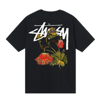 Tee-Shirt Stussy Withered Flower Black