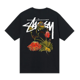 Tee-Shirt Stussy Withered Flower Black